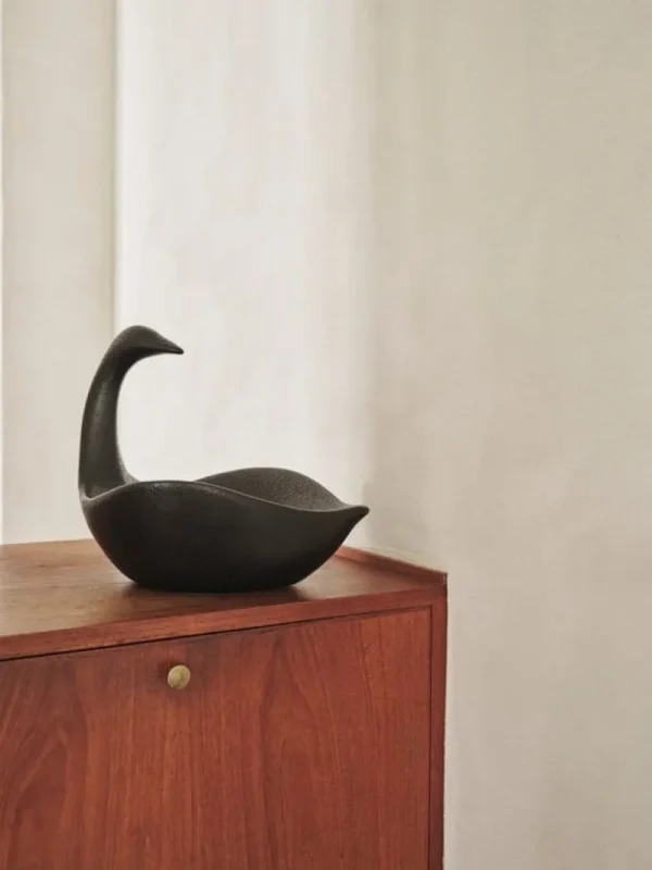 ferm LIVING Geschirr | Dekorationsgegenstände^Swan Tischdekoration, schwarz