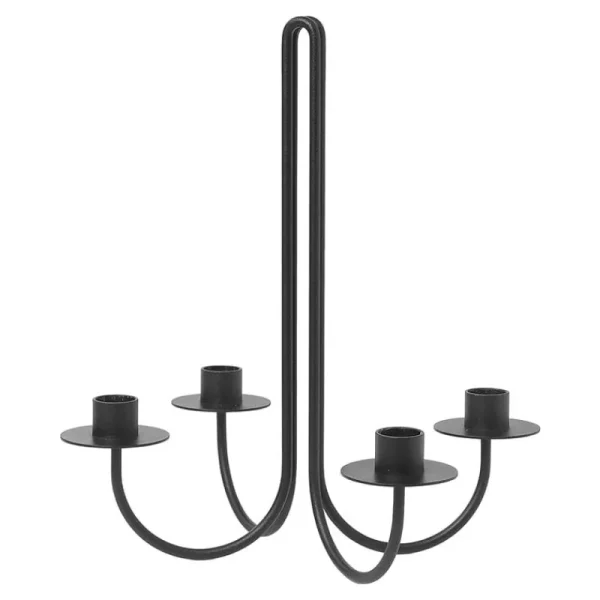 HAY Kerzen Und Kerzenhalter-ferm LIVING Sway Kandelaber, Schwarz