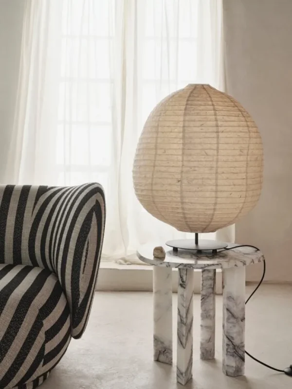 Vitra Tische-ferm LIVING Taula Beistelltisch, weiß - Holzkohle