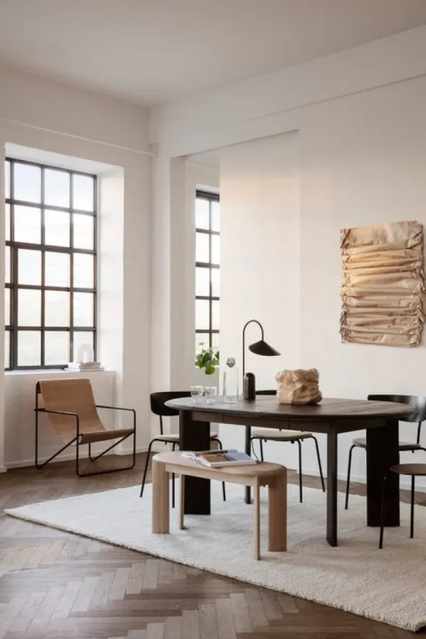 Warm Nordic Tischlampen-ferm LIVING Tischleuchte Vuelta, weiß