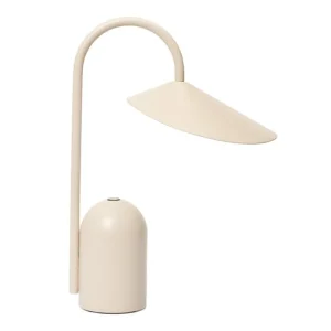 ferm LIVING Tischlampen | Tragbare Lampen-Tragbare Leuchte Arum, Cashmere