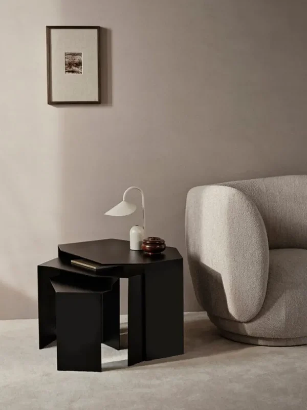 ferm LIVING Tischlampen | Tragbare Lampen-Tragbare Leuchte Arum, Cashmere