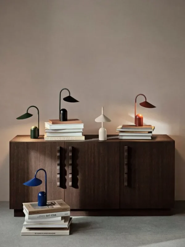 Nuura Tragbare Lampen | Tischlampen-ferm LIVING Tragbare Leuchte Arum, hellblau