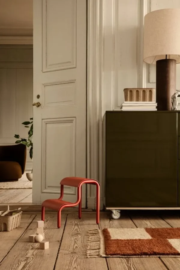 Kinder ferm LIVING Möbel Für Das Kinderzimmer | Tritthocker Und -leitern^Up Step Hocker, Rot