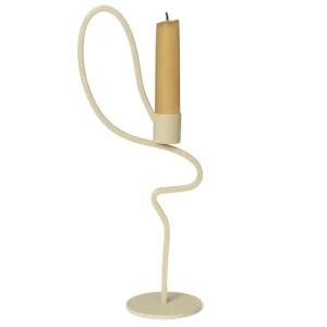 HAY Kerzen Und Kerzenhalter-ferm LIVING Valse Kerzenhalter, hoch, Cashmere