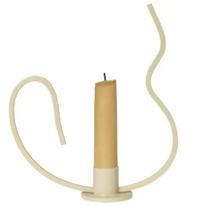 Frama Kerzen Und Kerzenhalter-ferm LIVING Valse Kerzenhalter, niedrig, Cashmere