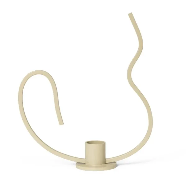 Frama Kerzen Und Kerzenhalter-ferm LIVING Valse Kerzenhalter, niedrig, Cashmere