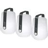 Fermob Außenbeleuchtung | Außenleuchten^Balad Lampe 12 cm, 3er Set, Anthrazit