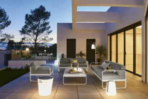 Fermob Terrassenmöbel | Tische^Bellevie niedriger Tisch, Lakritzschwarz