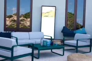 Fermob Terrassenmöbel^Bellevie Sessel, Storm Grey – Flanellgrau