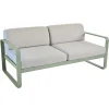 Fermob Terrassenmöbel^Bellevie 2-Sitzer-Sofa, Kaktusgrün – Flanellgrau