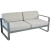 Fermob Terrassenmöbel^Bellevie 2-Sitzer-Sofa, Storm Grey – Flanellgrau