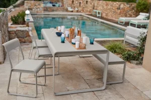 Fermob Terrassenmöbel^Bellevie Stuhl, Sturmgrau