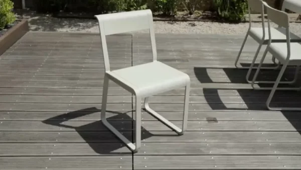 Fermob Terrassenmöbel^Bellevie Stuhl, Sturmgrau