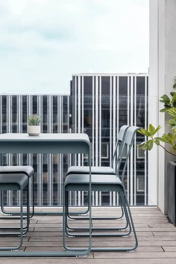 Fermob Terrassenmöbel^Bellevie Stuhl, Sturmgrau