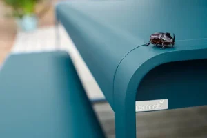 Fermob Terrassenmöbel^Bellevie Tisch, 196 x 90 cm, Acapulcoblau