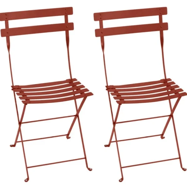 Fermob Terrassenmöbel^Bistro Metal Stuhl, 2 Stück, ockerrot
