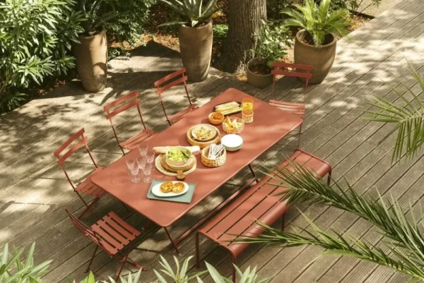 Fermob Terrassenmöbel^Bistro Metal Stuhl, 2 Stück, ockerrot