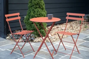Fermob Terrassenmöbel^Bistro Metal Stuhl, 2 Stück, ockerrot