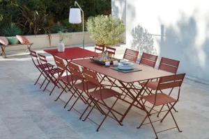 Fermob Terrassenmöbel^Bistro Metal Stuhl, 2 Stück, ockerrot