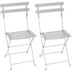 Fermob Terrassenmöbel^Bistro Metallstuhl, 2 Stück, lehmgrau