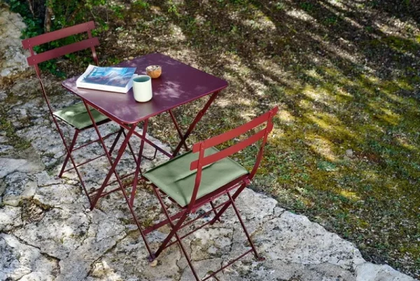 Fermob Terrassenmöbel^Bistro Metallstuhl, Schwarzkirsche