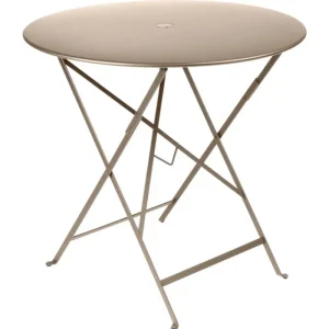 Fermob Terrassenmöbel^Bistro Tisch, 77 cm, Muskatnuss