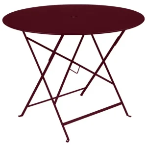 Fermob Terrassenmöbel^Bistro Tisch, 96 cm, Schwarzkirsche