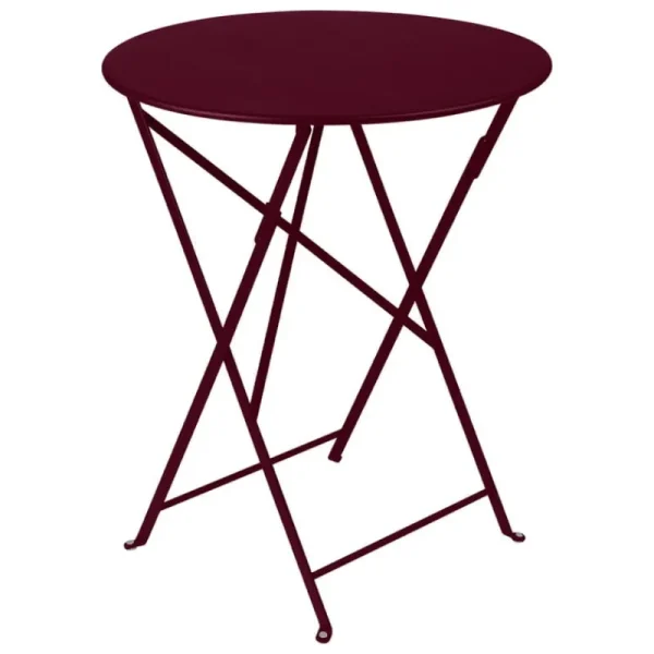 Fermob Terrassenmöbel^Bistro Tisch, 60 cm, Schwarzkirsche