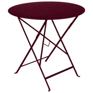 Fermob Terrassenmöbel^Bistro Tisch, 77 cm, Schwarzkirsche