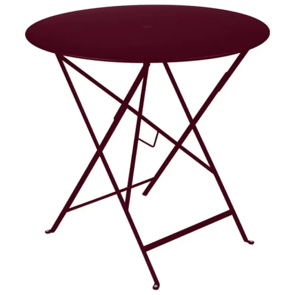 Fermob Terrassenmöbel^Bistro Tisch, 77 cm, Schwarzkirsche