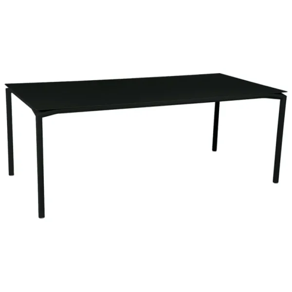 Fermob Terrassenmöbel^Calvie Tisch, 195 x 95 cm, Lakritzschwarz