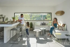 Fermob Terrassenmöbel | Sitzgelegenheiten^Cocotte Hocker, Acapulcoblau