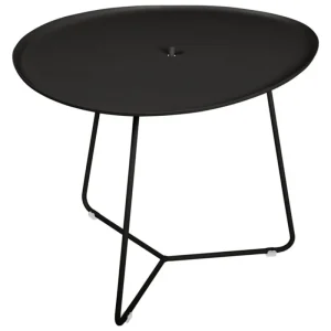 Fermob Terrassenmöbel | Tische^Cocotte niedriger Tisch, Lakritzschwarz