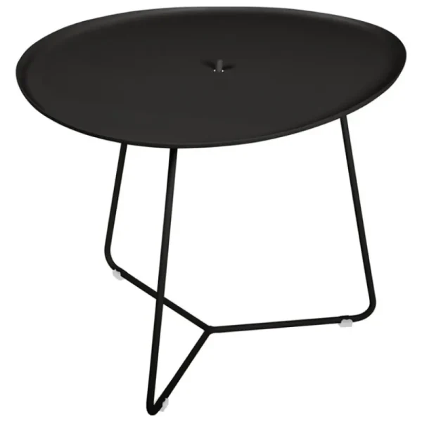 Fermob Terrassenmöbel | Tische^Cocotte niedriger Tisch, Lakritzschwarz