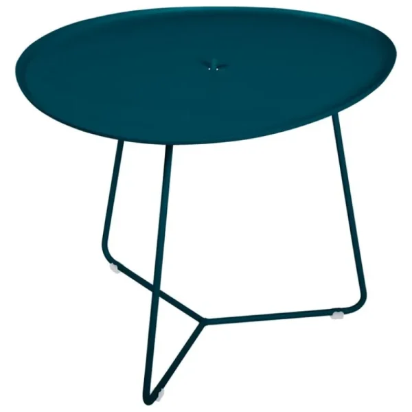 Fermob Terrassenmöbel | Tische^Cocotte niedriger Tisch, Acapulcoblau