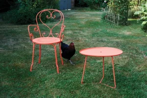 Fermob Terrassenmöbel | Tische^Cocotte niedriger Tisch, Acapulcoblau