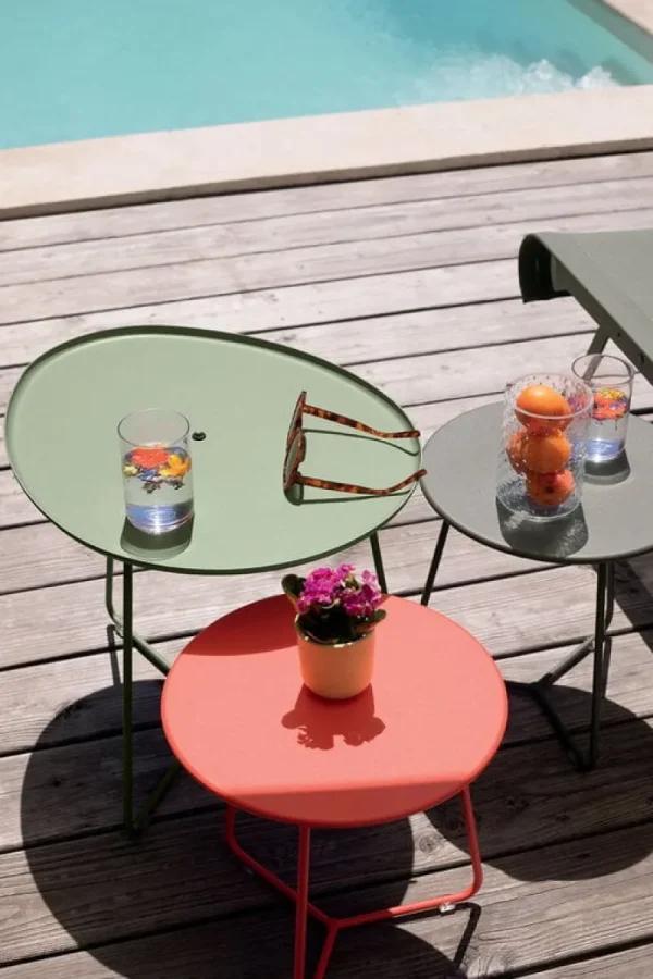 Fermob Terrassenmöbel | Tische^Cocotte niedriger Tisch, Lakritzschwarz