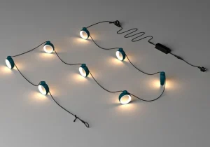Fermob Außenbeleuchtung | Außenleuchten^Hoopik Lichterkette, Eisvogelblau