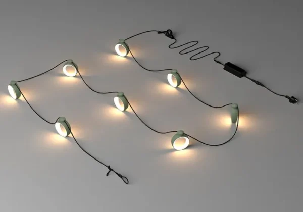 Fermob Außenbeleuchtung | Außenleuchten^Hoopik Lichterkette, Kaktusgrün