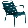 Fermob Terrassenmöbel^Luxembourg Sessel, niedrig, Acapulcoblau