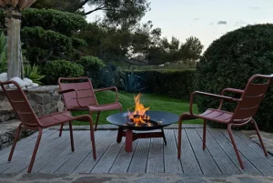 Fermob Terrassenmöbel^Luxembourg Sessel, niedrig, lakritzschwarz