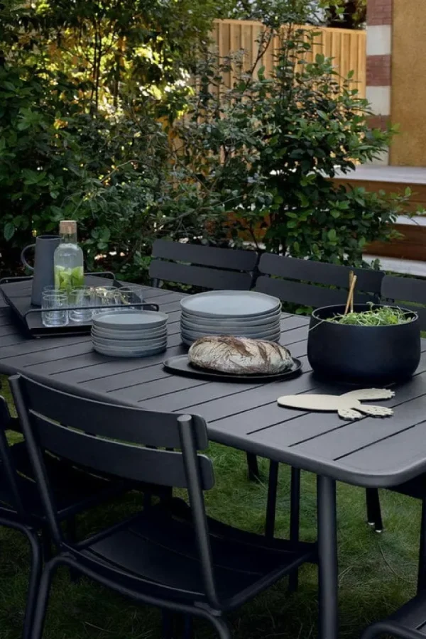 Fermob Terrassenmöbel^Luxembourg Stuhl, Anthrazit