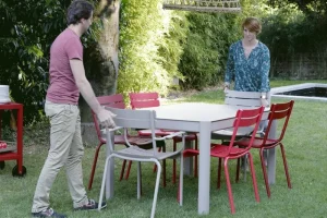 Fermob Terrassenmöbel^Luxembourg Stuhl, Sturmgrau