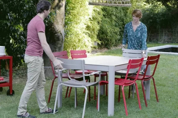 Fermob Terrassenmöbel^Luxembourg Stuhl, Sturmgrau