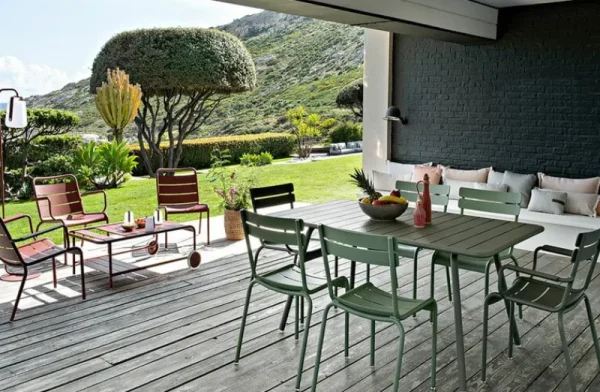 Fermob Terrassenmöbel^Luxembourg Stuhl, Sturmgrau