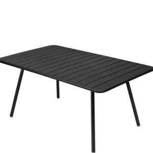 Fermob Terrassenmöbel^Luxembourg Tisch, 165 x 100 cm, lakritzschwarz