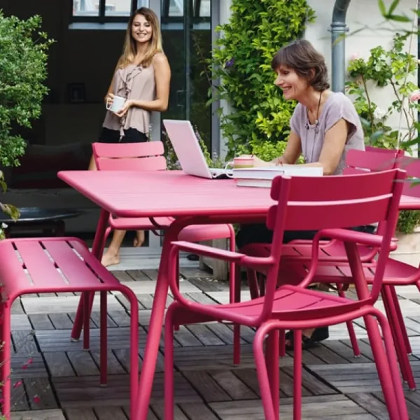 Fermob Terrassenmöbel^Luxembourg Tisch, 165 x 100 cm, lakritzschwarz