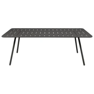 Fermob Terrassenmöbel^Luxembourg Tisch, 207 x 100 cm, Lakritzschwarz