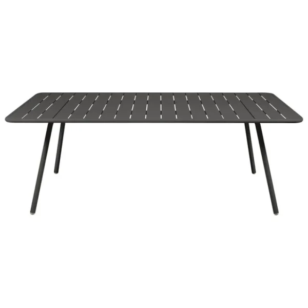 Fermob Terrassenmöbel^Luxembourg Tisch, 207 x 100 cm, Lakritzschwarz